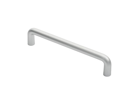 22MM DIA D PULL HANDLE - 300MM C/C - SATIN ANODISED ALUMINIUM - EACH