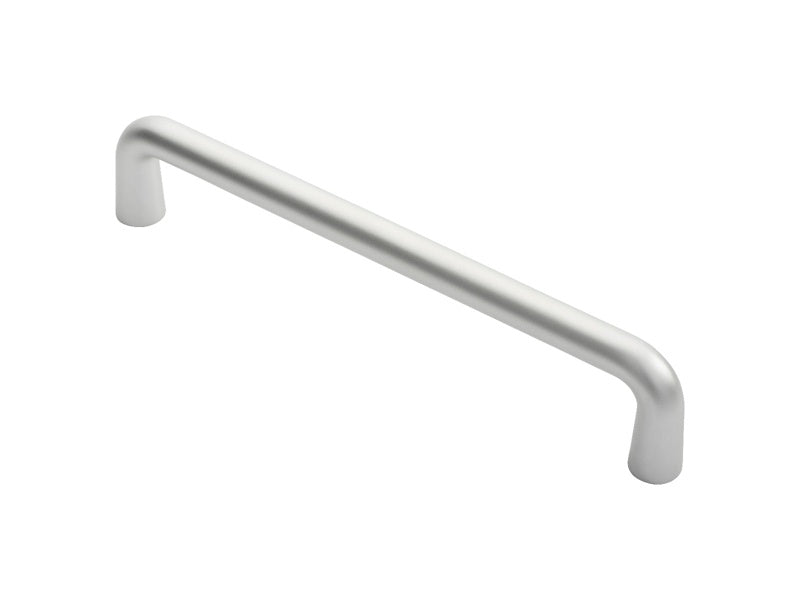 22MM DIA D PULL HANDLE - 450MM C/C - SATIN ANODISED ALUMINIUM - EACH