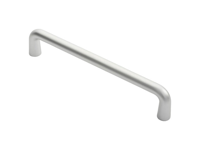 22MM DIA D PULL HANDLE - 450MM C/C - SATIN ANODISED ALUMINIUM - EACH