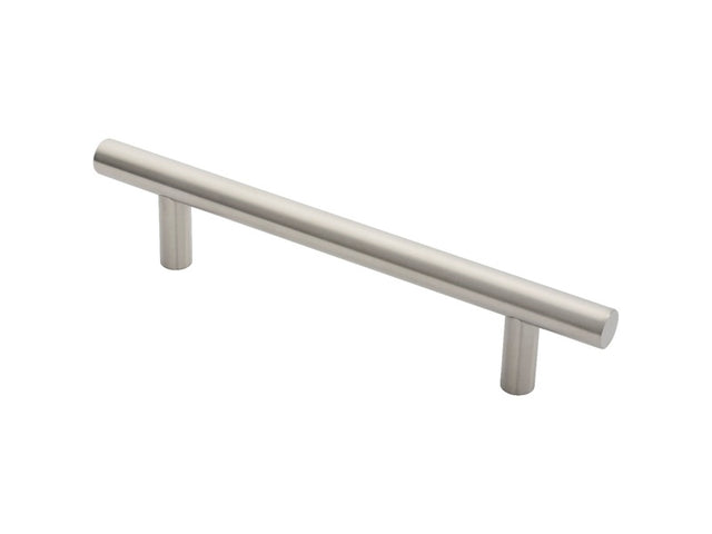 22MM DIA. T BAR PULL HANDLE - 225MM C/C - BOLT THROUGH FIXING_x005F
 - SATIN STAINLESS STEEL - EACH