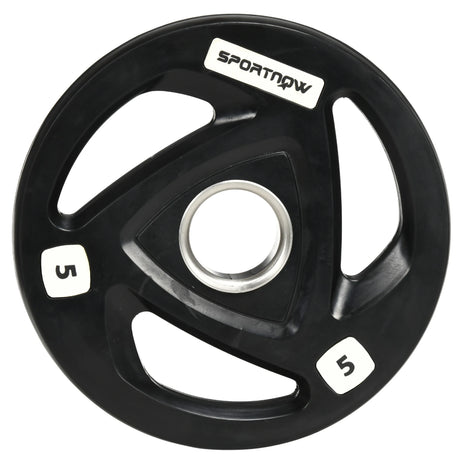 SPORTNOW Cable Machine Pulley System with 2 x 5kg Weight Plates, Lat Pull Down System with Loading Weight for Home Gym Biceps Triceps Arm Shoulder Back Training