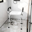 HOMCOM 57-69cm Aluminium Frame Bath Seat