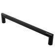 TREND LINES PULL HANDLE - 300MM C/C - BOLT THROUGH FIXING - MATT BLACK - EACH