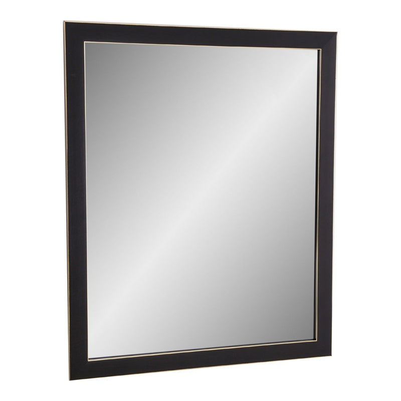 Black And Gold Edged Mirror