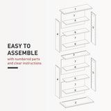 HOMCOM 360 CD Storage Unit - Grey