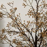 HOMCOM 6ft Artificial Gypsophila Blossom Tree Light with 96 Warm White LED Light, Baby Breath Flowers for Home Party Wedding, Indoor and Outdoor Use