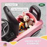 AIYAPLAY Land Rover Licensed Toddler Ride on Car with Horn, Engine Sounds, Under-Seat Storage, for 18-36 Months, Pink
