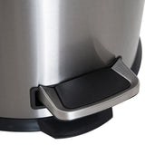 HOMCOM Foot Pedal Bin Stainless Steel Metal Waste Rubbish Lid Kitchen Garbage 30L Silver