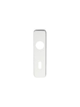 57MM C/C LOCK PLATE (PAIR) - SATIN ANODISED ALUMINIUM - PAIR