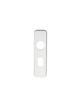 48.5MM C/C OVAL PLATE (PAIR) - SATIN ANODISED ALUMINIUM - PAIR