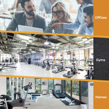 HOMCOM 20KG Dumbbell & Barbell  Adjustable Set Plate Bar Clamp Rod Home Gym Sports Area Exercise Ergonomic