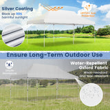 10 x 20 FT Pop-up Canopy Tent with Carrying Bag-White