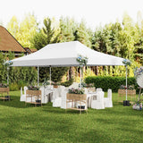 10 x 20 FT Pop up Canopy with 6 Sidewalls and Windows and Carrying Bag for Party Wedding Picnic-White
