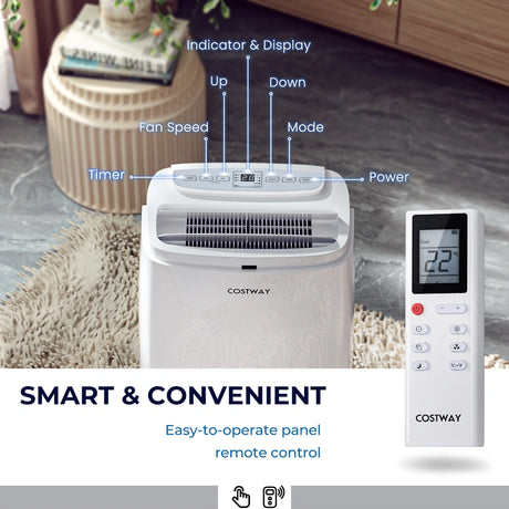 2630W/3530W Portable Air Conditioner with Dehumidifier &amp; Fan-3530W