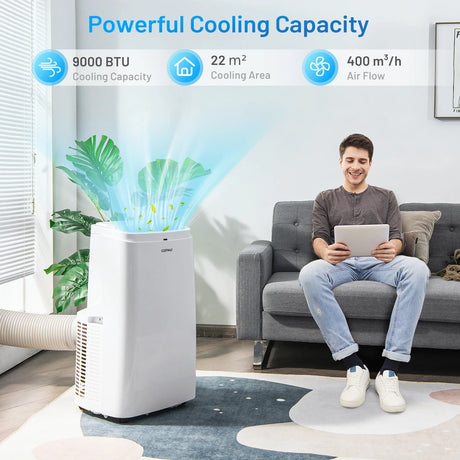 2630W/3530W Portable Air Conditioner with Dehumidifier &amp; Fan-2630W