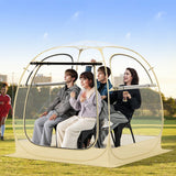 Instant Pop up Sports Tent with Carrying Bag and Floor Mat for 1-2/5-6 People-M
