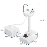 Camping Hand Wash Station Basin Stand with 4.5 Gallon Tank