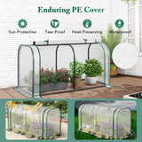 Outdoor Indoor Portable Garden Patio Mini Tunnel Greenhouse-White