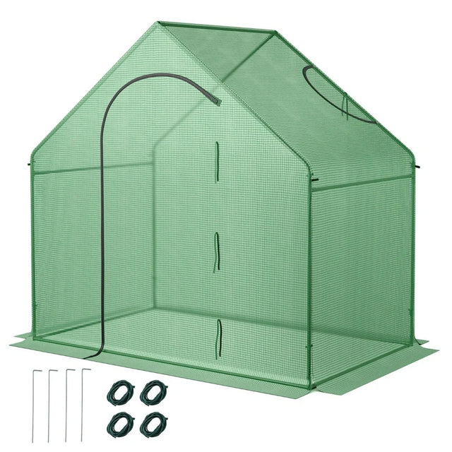 Mini Walk-in Greenhouse with PE Cover
