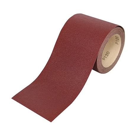 TIMCO Sandpaper Roll 80 Grit Red - 115mm x 10m