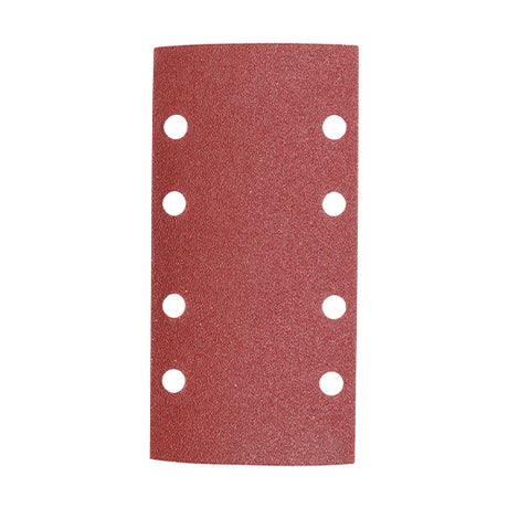5 x TIMCO 1/3 Sanding Sheets Mixed Red Punched - 93 x 185mm (80/120/180)