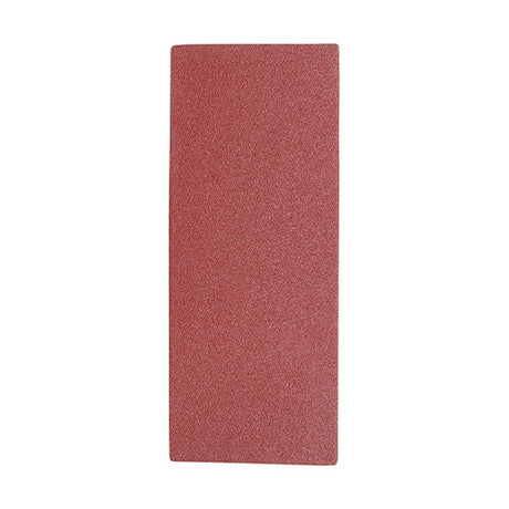 5 x TIMCO 1/3 Sanding Sheets 80 Grit Red Unpunched - 93 x 230mm