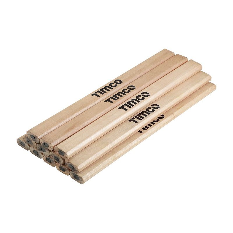 12 x TIMCO Carpenters Pencils - 180mm