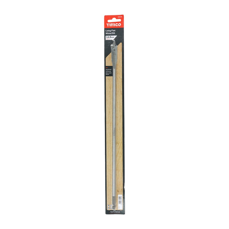 TIMCO Long Flat Wood Bit - 14.0 x 400