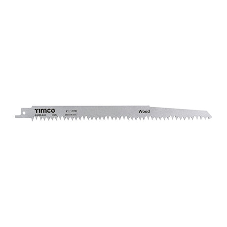 5 x TIMCO Reciprocating Saw Blades Wood Cutting High Carbon Steel - S1531L