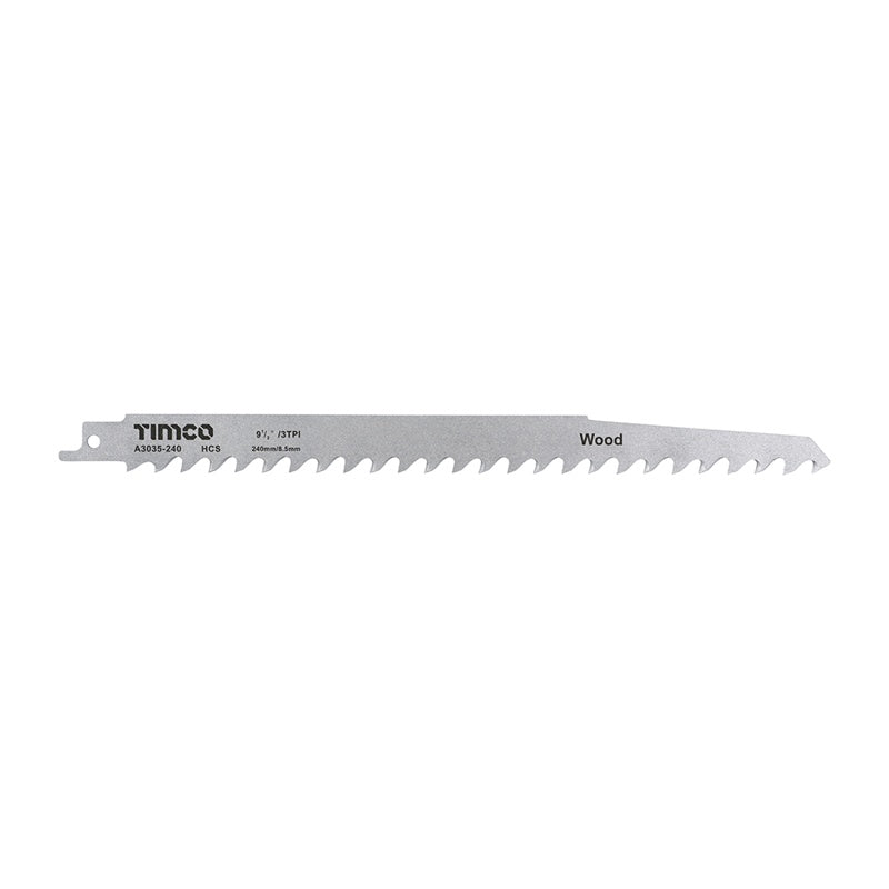 5 x TIMCO Reciprocating Saw Blades Wood Cutting High Carbon Steel - S1542K