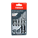 5 x TIMCO Jigsaw Blades Wood Cutting Bi-Metal Blades - T101BF