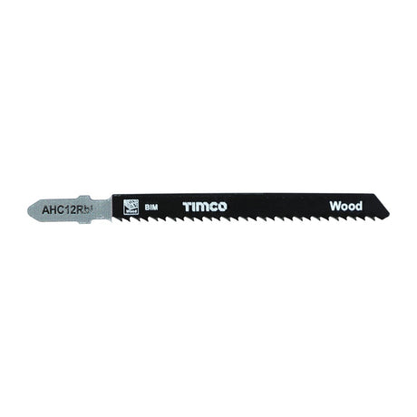 5 x TIMCO Jigsaw Blades Wood Cutting Bi-Metal Blades - T101BRF