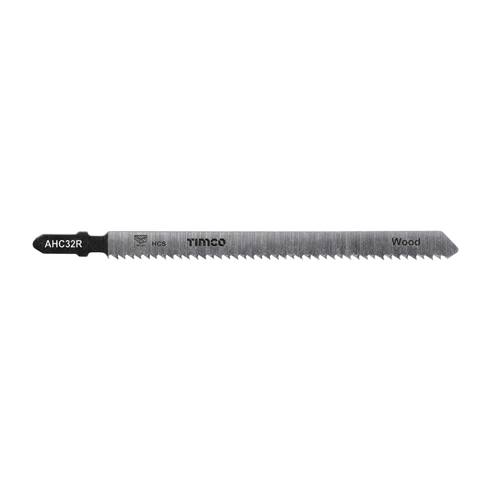 5 x TIMCO Jigsaw Blades Wood Cutting HCS Blades - T101BRLong