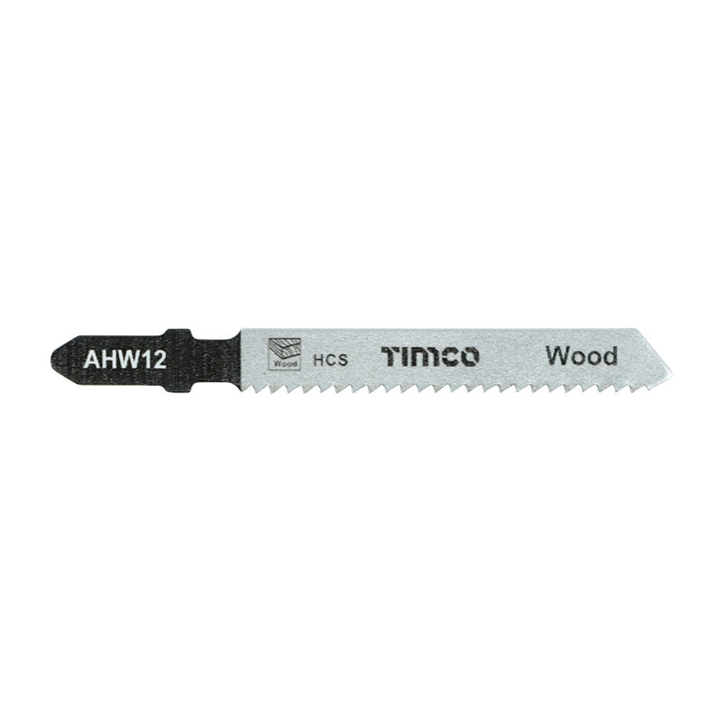 5 x TIMCO Jigsaw Blades Wood Cutting HCS Blades - T119B