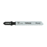 5 x TIMCO Jigsaw Blades Wood Cutting HCS Blades - T119B