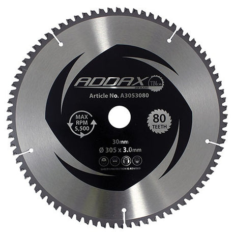 TIMCO -5° Circular Saw Blade - 305 x 30 x 80T