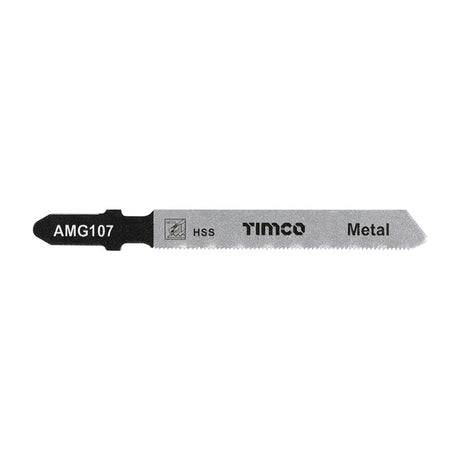 5 x TIMCO Jigsaw Blades Metal Cutting HSS Blades - T118G