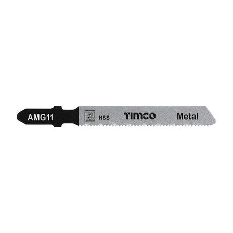 5 x TIMCO Jigsaw Blades Metal Cutting HSS Blades - T118A