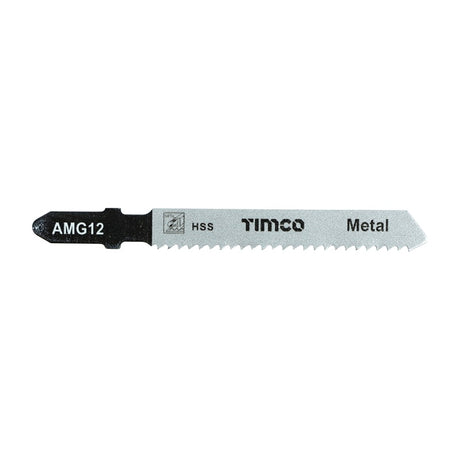 5 x TIMCO Jigsaw Blades Metal Cutting HSS Blades - T118B