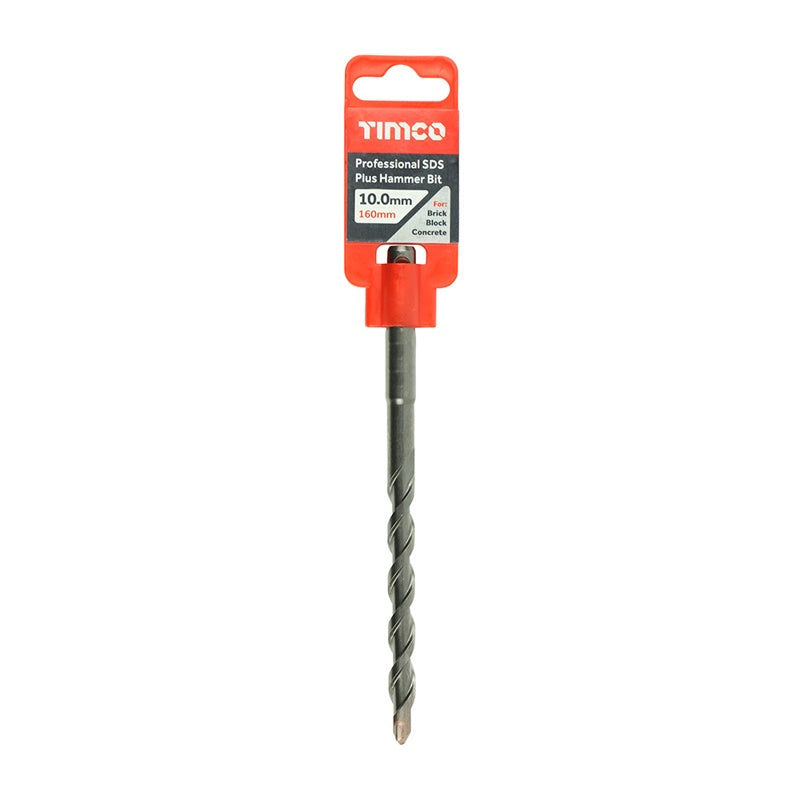 TIMCO Professional SDS Plus Hammer Bits (PGM) - 10.0 x 160