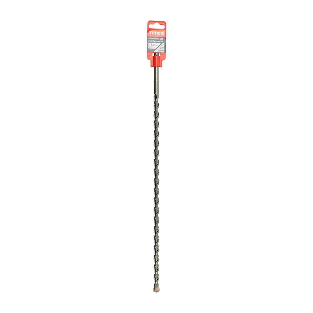 TIMCO Professional SDS Plus Hammer Bits (PGM) - 12.0 x 450