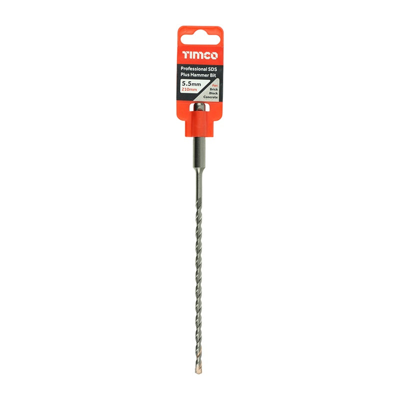 TIMCO Professional SDS Plus Hammer Bits - 5.5 x 210