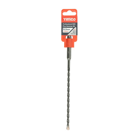 TIMCO Professional SDS Plus Hammer Bits - 6.5 x 210