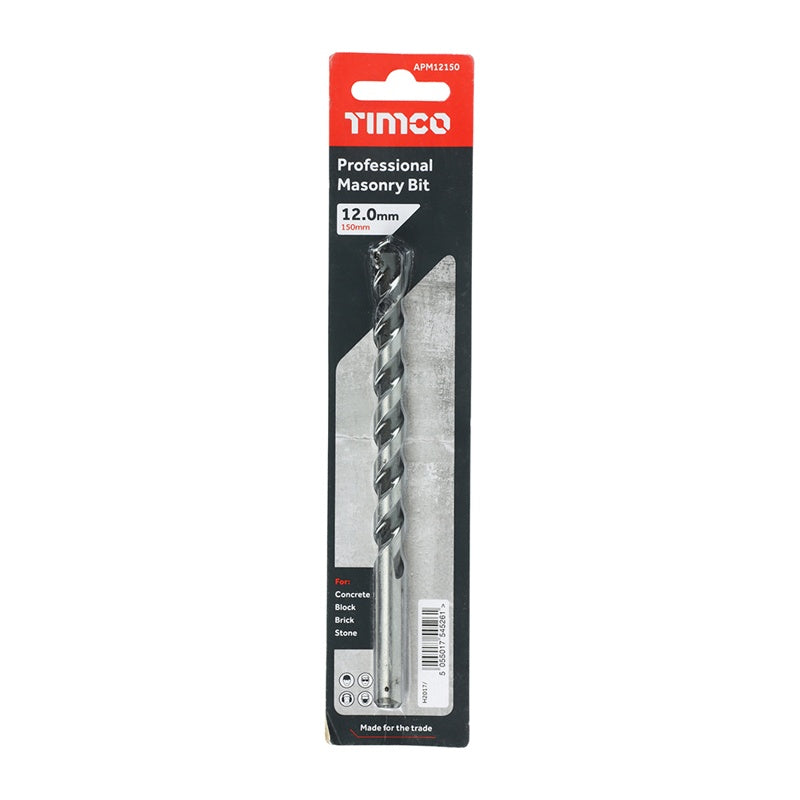 TIMCO Masonry Drill Bits - 12.0 x 150