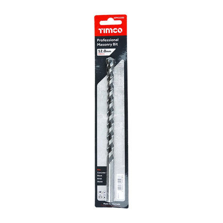 TIMCO Masonry Drill Bits - 12.0 x 200