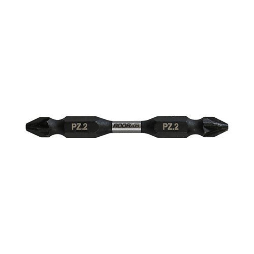 Pair of - TIMCO X6 Double Ended Pozi Bit - No.2 x 65