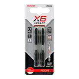 Pair of - TIMCO X6 Double Ended Pozi Bit - No.2 x 65