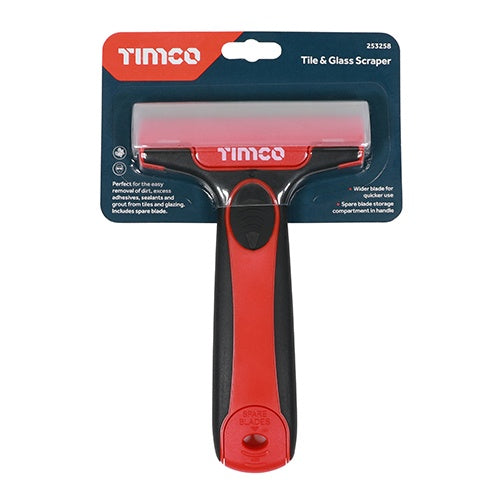 TIMCO Tile & Glass Scraper - 100mm