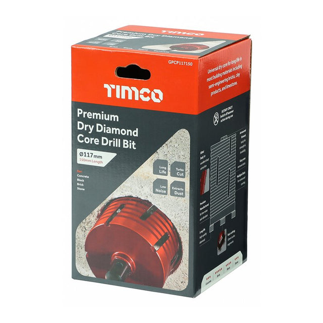 TIMCO Diamond GP Core Bit - 117 x 150mm