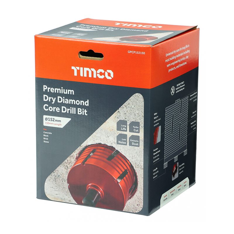 TIMCO Diamond GP Core Bit - 152 x 150mm